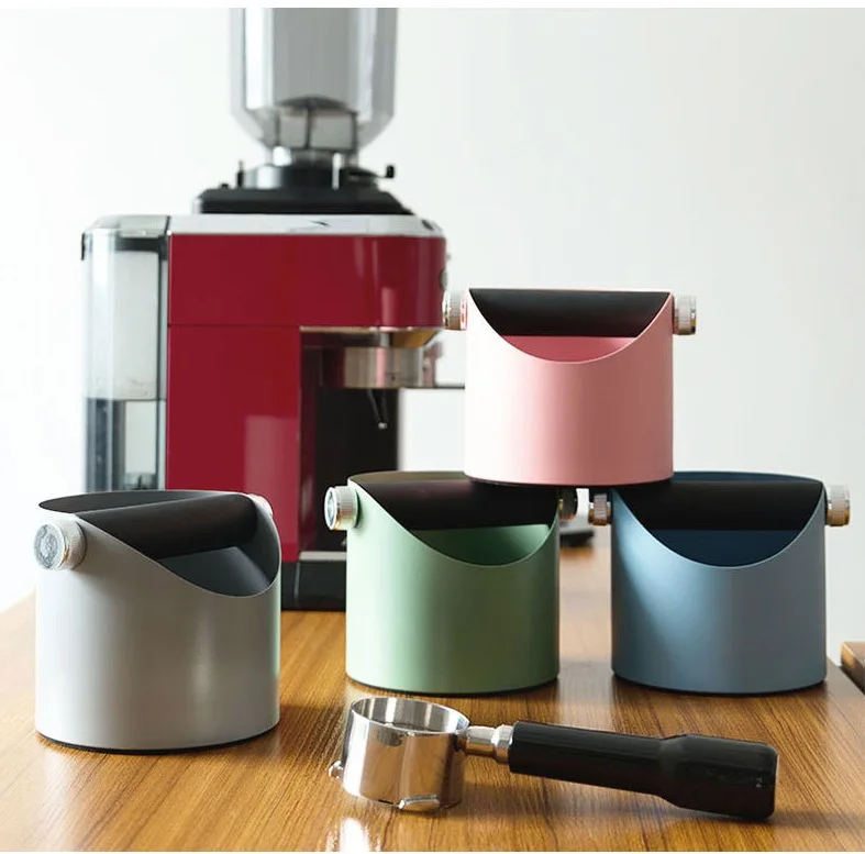 Good Quality Knockbox Aluminum Alloy Metal Homeuse Mini Coffee Grounds Knock Box