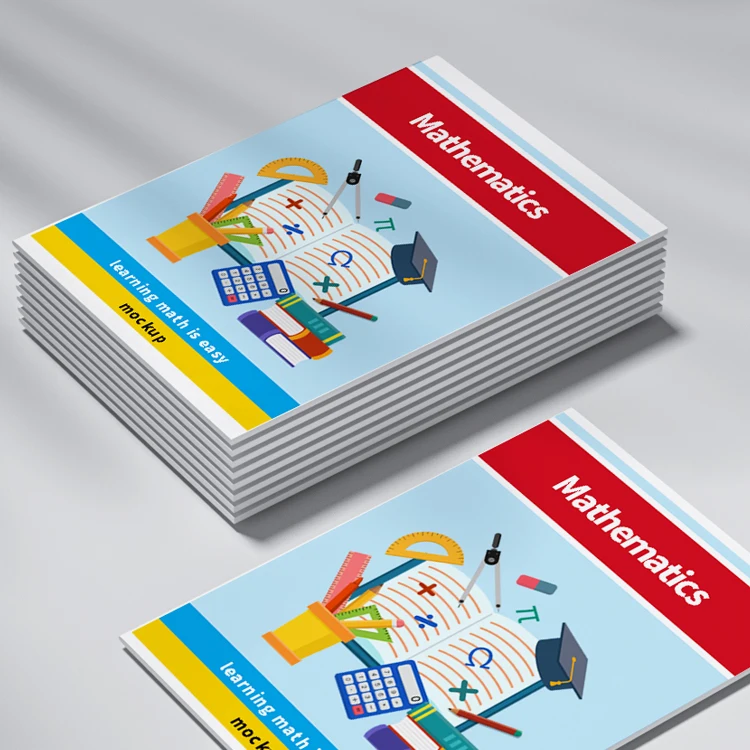 Customized personalized a4 exercise book school exercise book a4 math exercise book