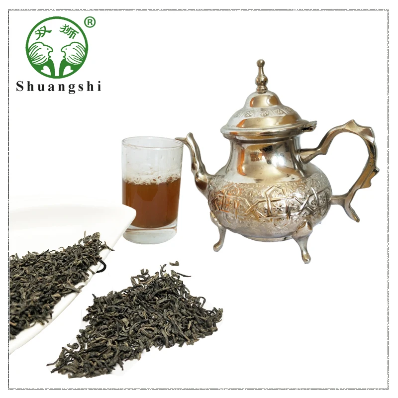 Зеленый чай (Chun Mee) китайское качество Azawad Польза для здоровья Chunmee