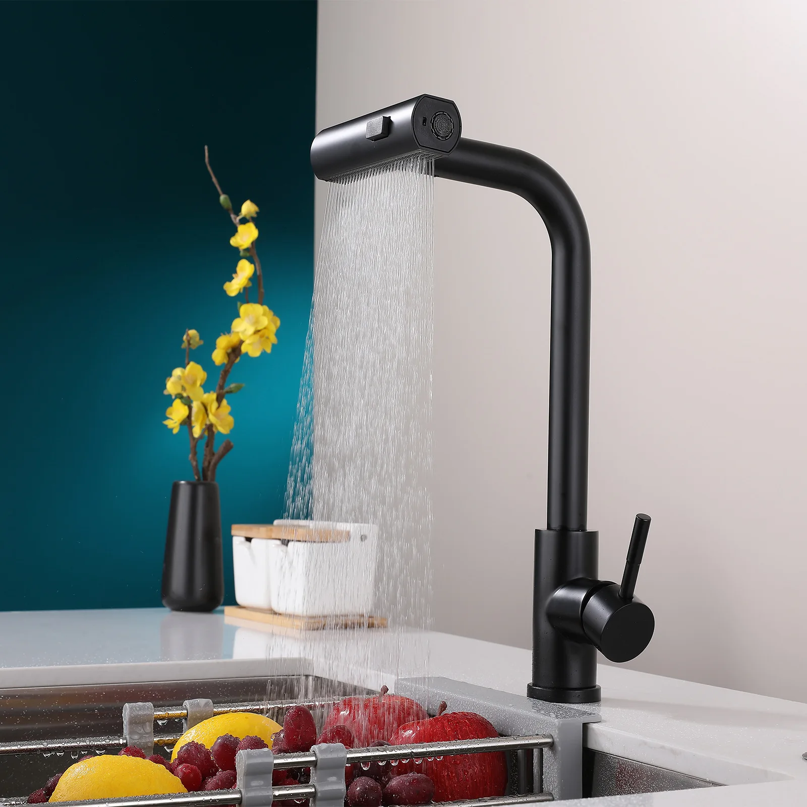 llave monomando lavamanos faucet kitchen tap for hotel apartment stainless steel kitchen faucet waterfall mixer