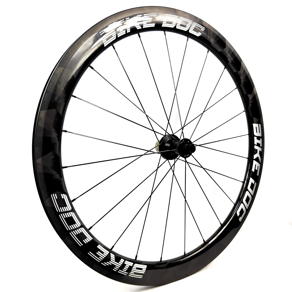 BIKEDOC WR2650V Carbon Fiber Professional Bicycle Rim Width 26mm Depth 50mm Hub XR300 Rim Brake Butterfly Appearance