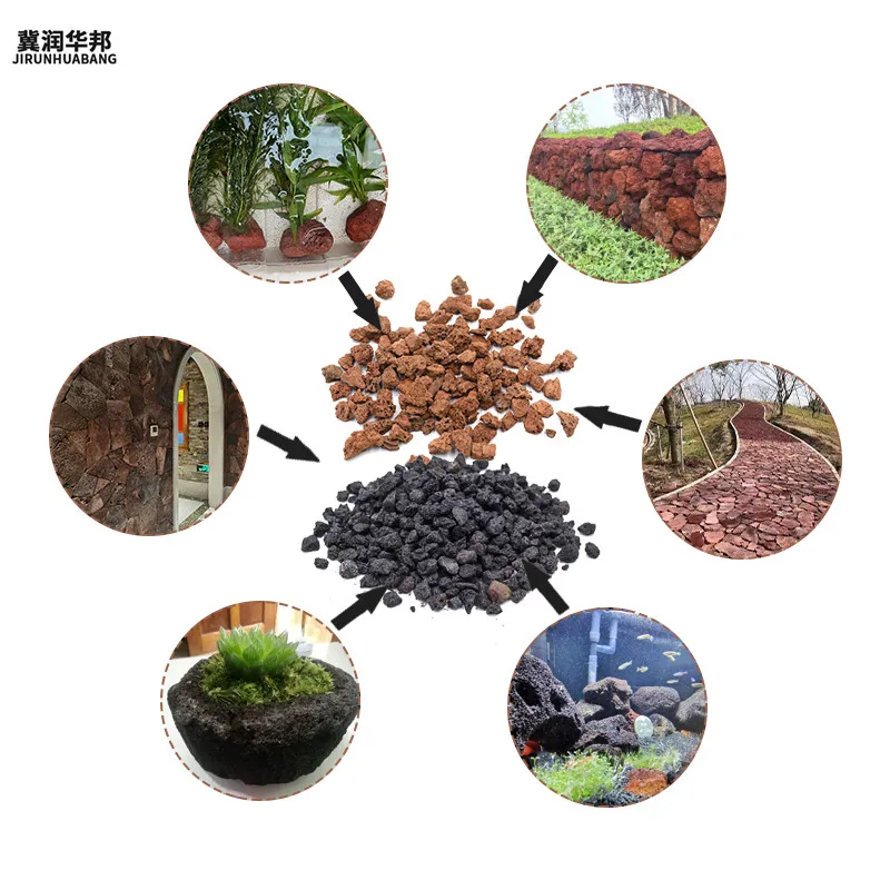 Volcanic rock for garden landscaping  water filtration  aquarium landscaping  architecture