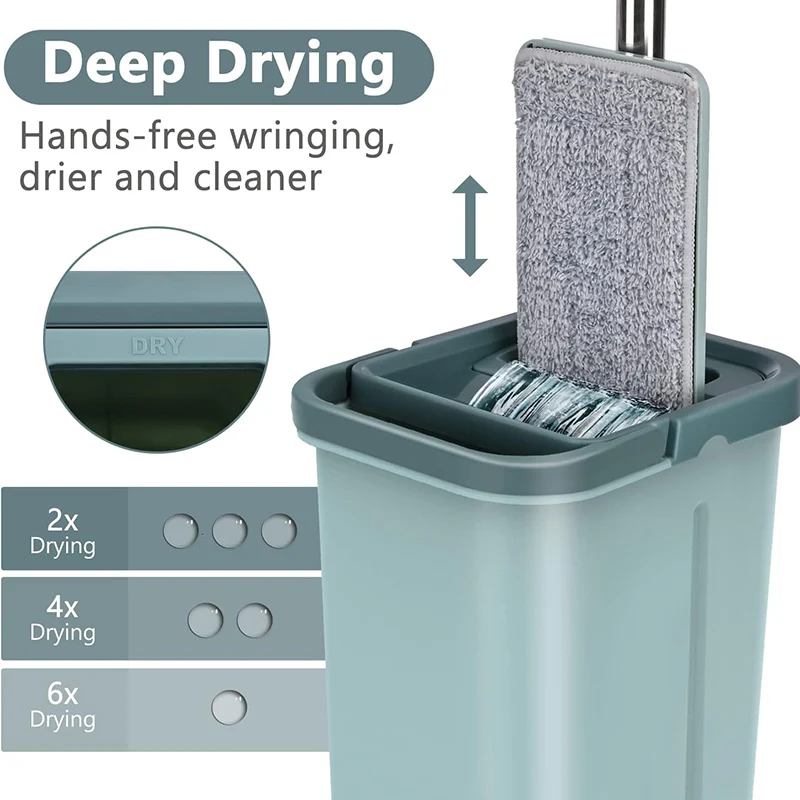 Wholesale 360 Degree Rotating Adjustable Cleaning Mop And Bucket Set For Universal