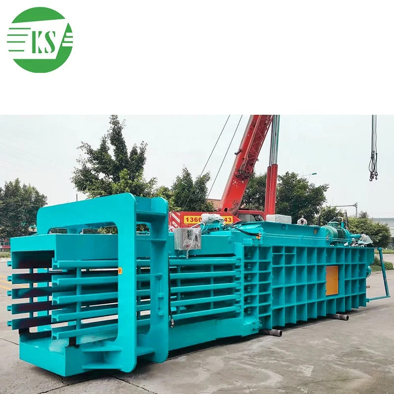 Keshang Fully Automatic Waste Paper Baler Compress Baling Recycle Machine