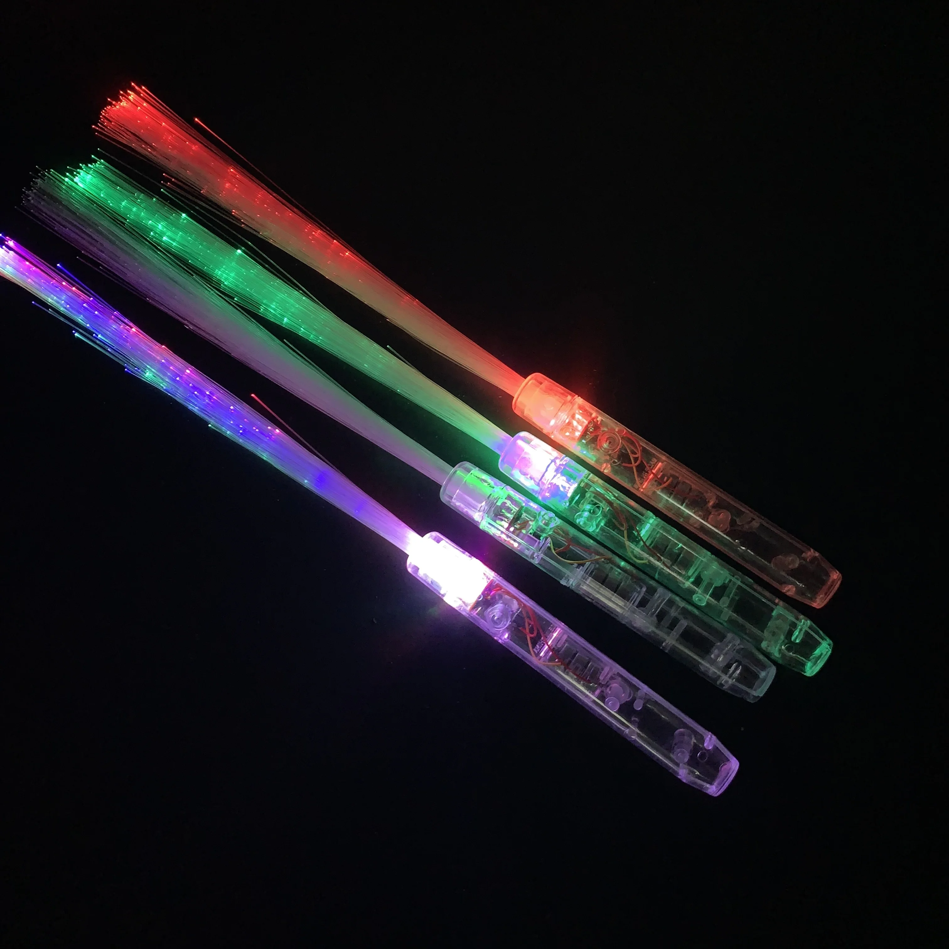Flashing/Luminous/Glow/Led Toys Stick Party Optical Fiber Rod Light Stick for  Christmas/Helloween/Wedding Party Christmas Xmas