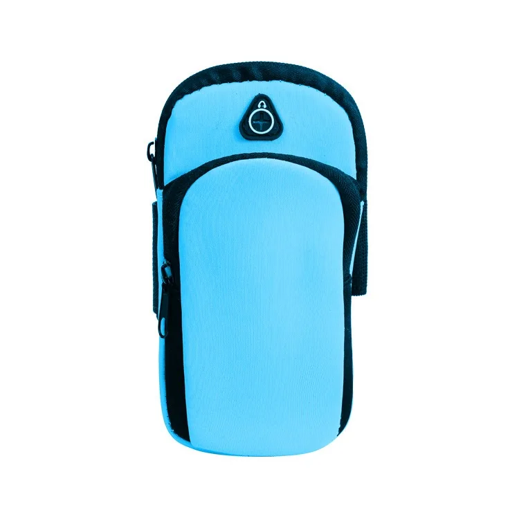 JY094 Factory Customized Outdoor Running Cell Phone Arm Bag Sports Fitness Equipment Arm Sleeve Canvas Breathable Wrist Bag