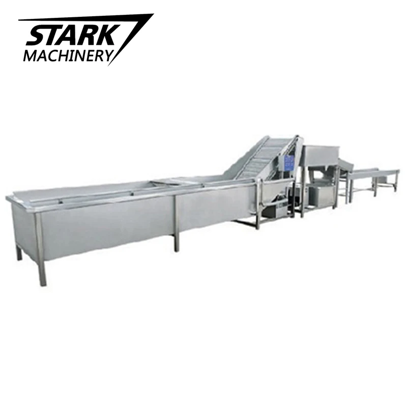 Factory Price Automatic vegetables  processing line Washing&cutting line