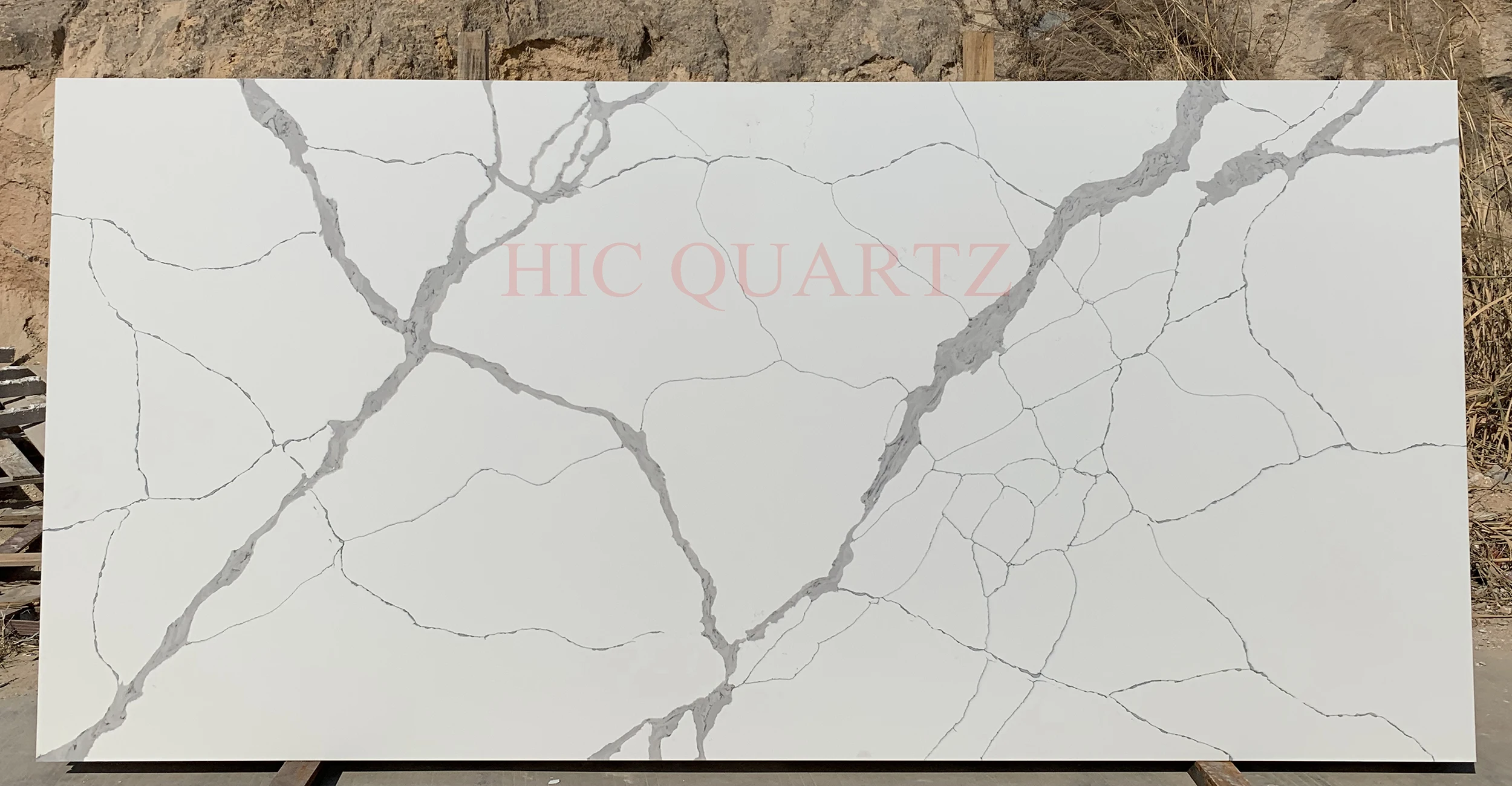 Calacatta White XL Jumbo Size Sintered Stone Porcelain Slab Artificial White Grey Line Marble Stone Quartz Slab Artificial Stone