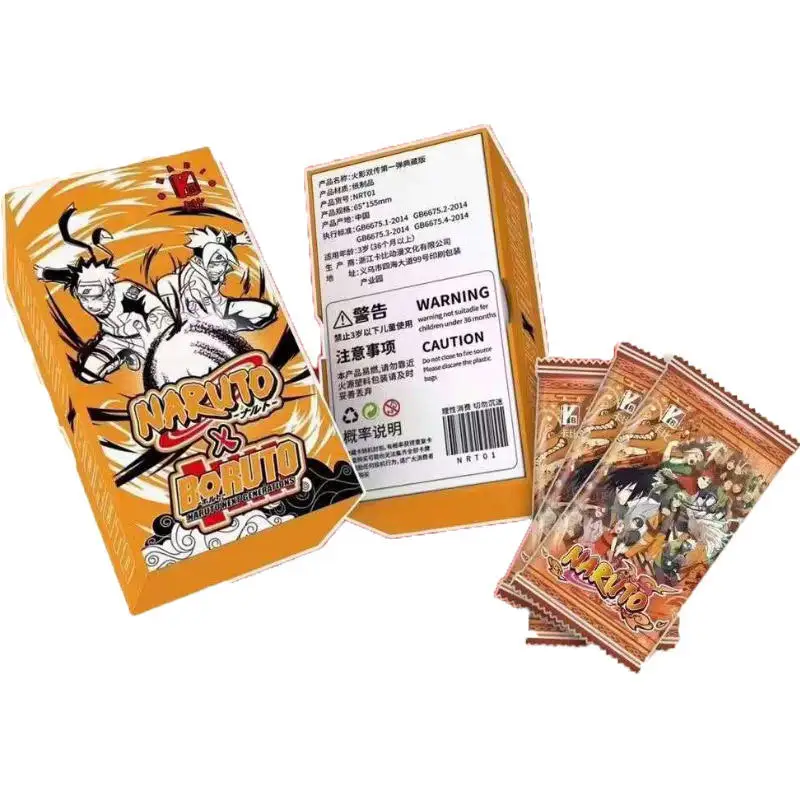 japanese anime Wholesale 48 box cards Sasuke collection card TR Heritage Hokage Kabi narutoes Card