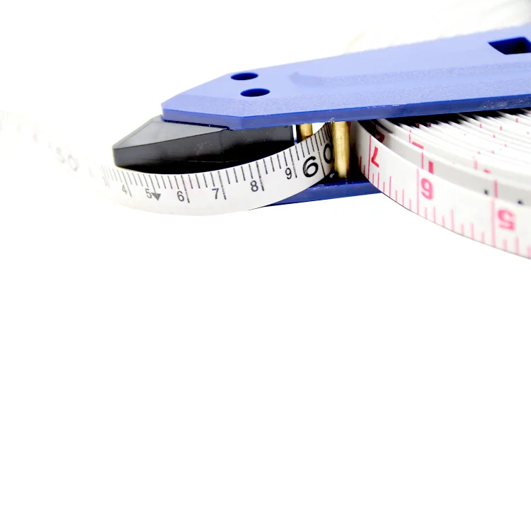 SALI Rubber Grip Handle ABS Body Double Side Printing 100m Easy Operate Fiberglass Tape Measure