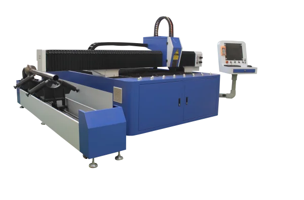 Optical fiber laser pipe and plate cutting machine mesin pemotong laser serat paip dan  plat optik sf4015m