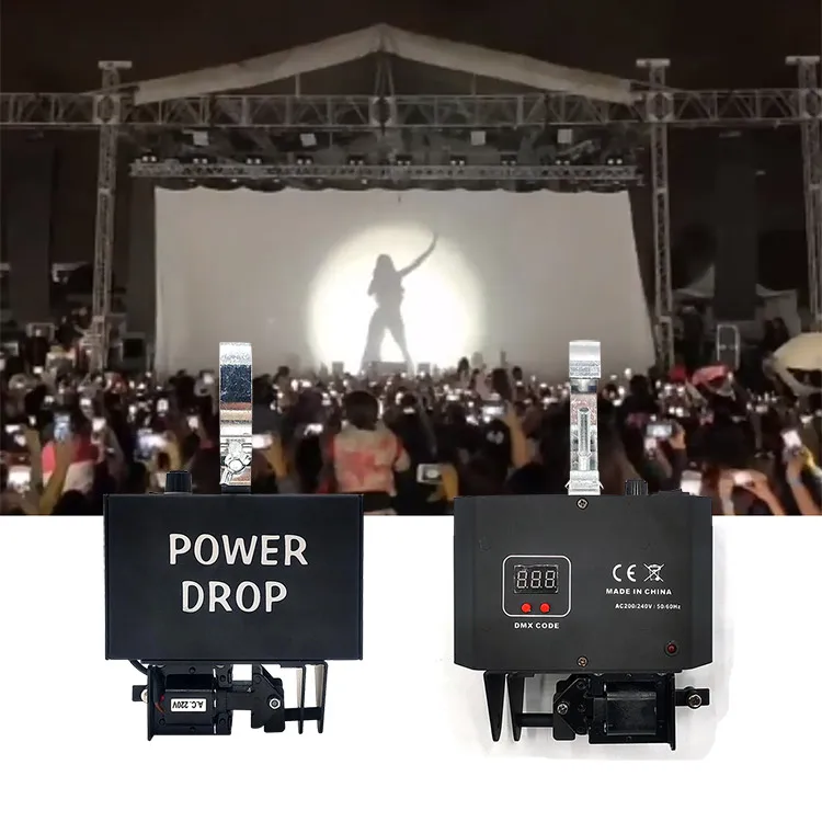 DMX stage cloth curtain power drop machine stage screen kabuki release machine can take 25kg for concert theater live show