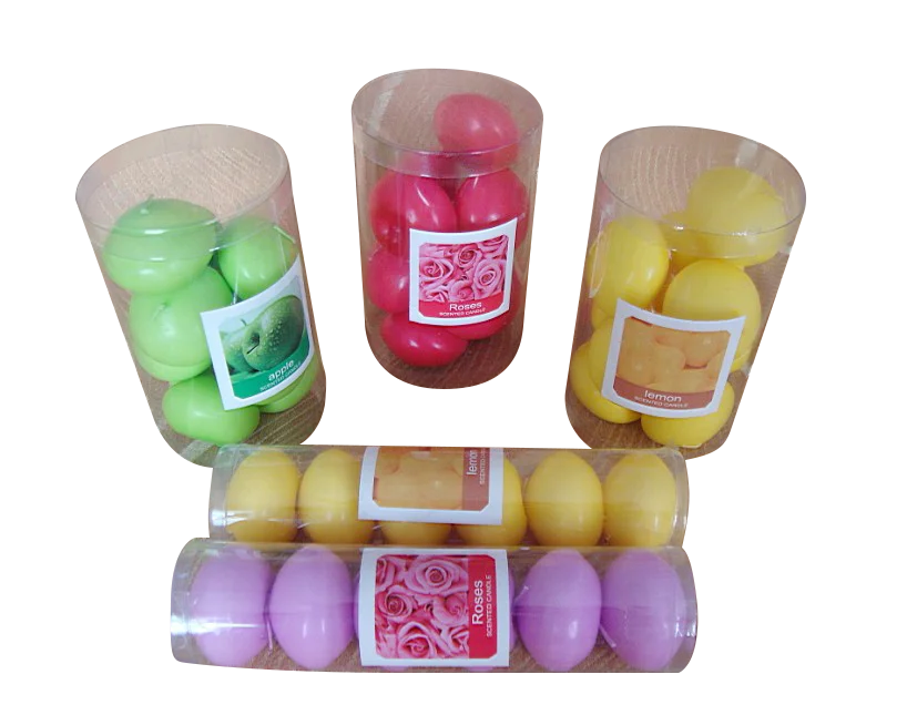 Wedding unique round shaped water activated scented floating candle
