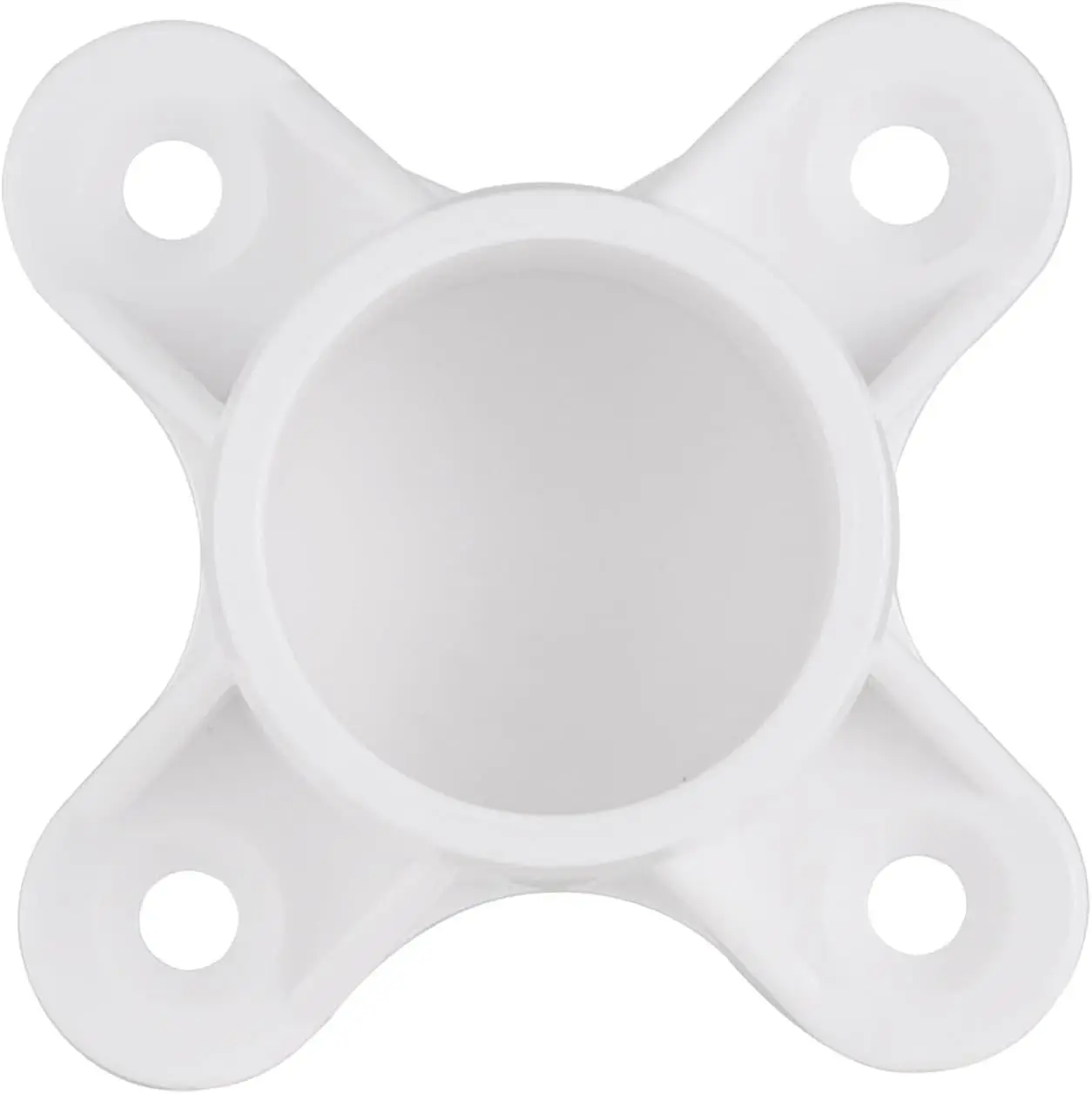 12 Pcs 1 inch PVC Flanged Pipe Fitting Furniture Screw Tab Caps Building Furniture Support Feet Making Storage Shelves