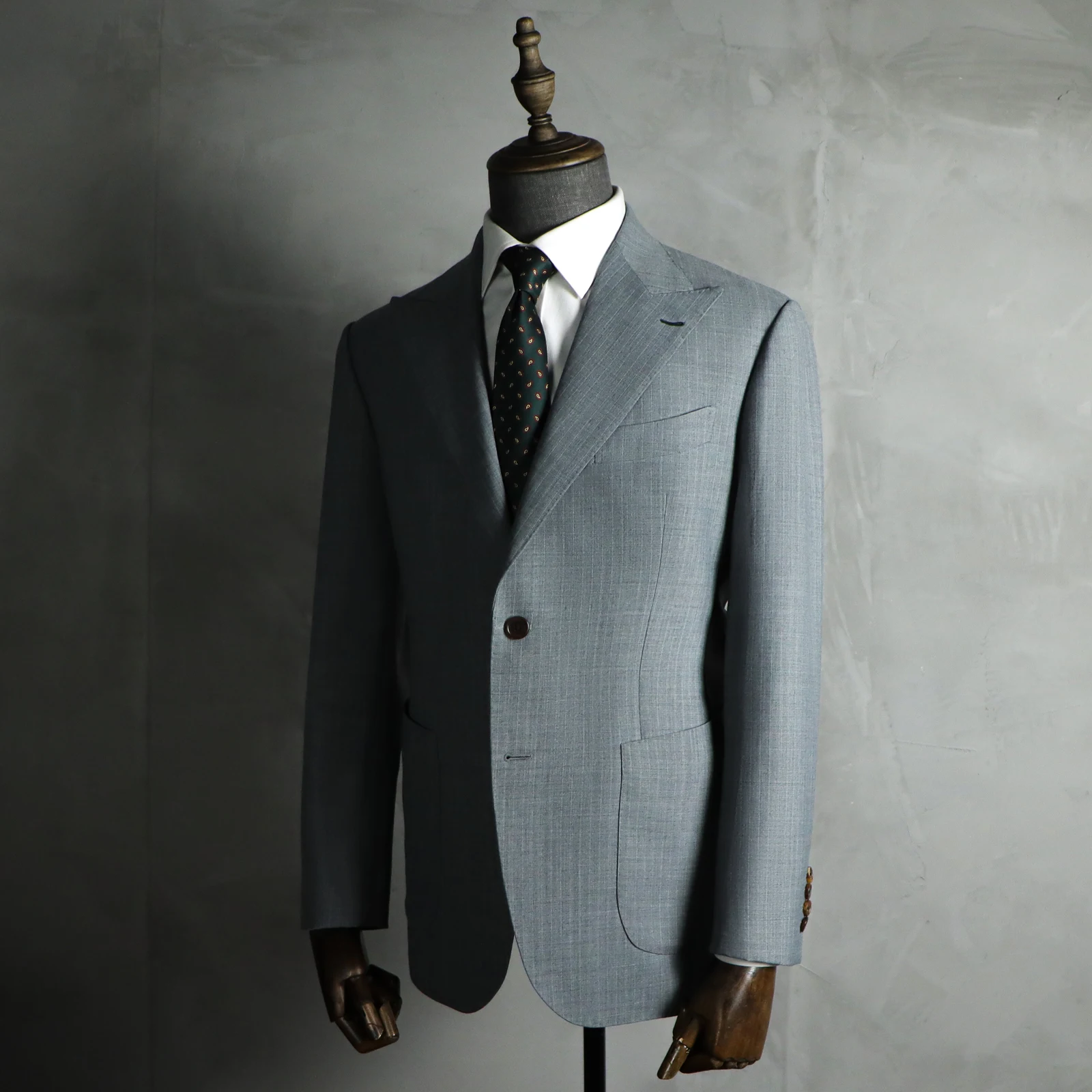 MTM Italian Style Handmade Half Canvas Bespoke Tailor Custom Suits Tailor Made Business Suit Set For Man Summer Casual Suit