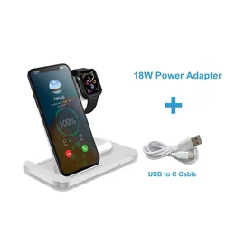 2023 new Product  For iphone 13 14 Pro Max 3 in 1 Wireless Charger Foldable For Samsung Galaxy S22 ultra 15W Fast Charging