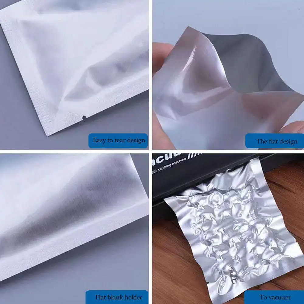 Extra Thick Heat Sealable Recyclable High Barrier Heat Seal Food Storage Mylar Matte 1 Gallon 5 Gallon Vacuum Aluminum Foil Bags