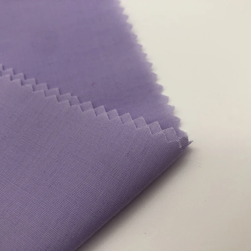 Accept custom order ow price 90%poly 10%cotton poplin plain dyed fabric for shirt