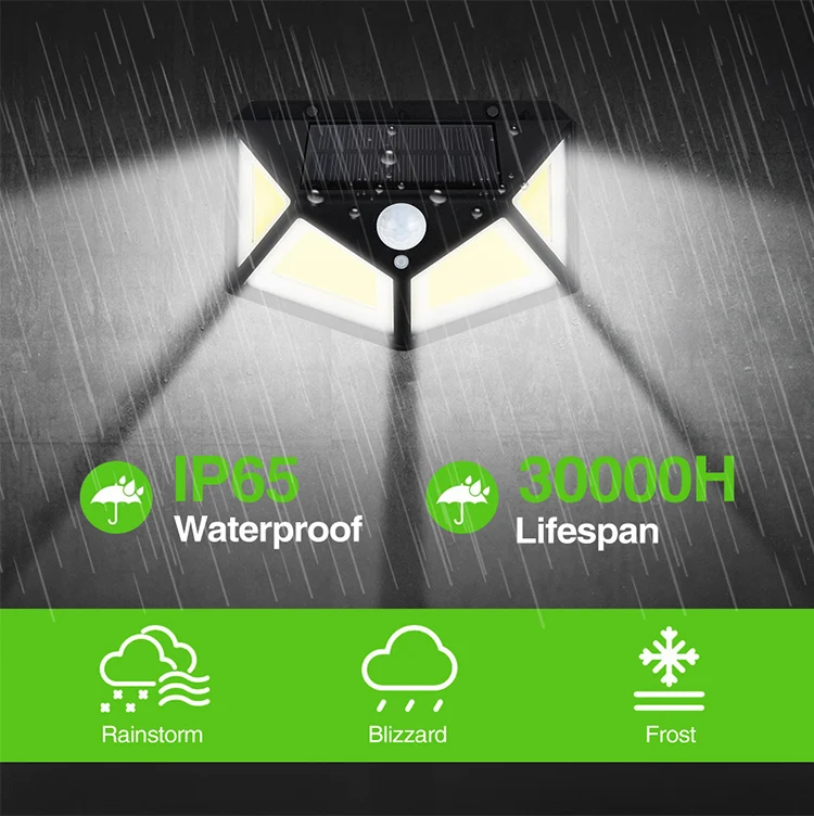 New Design Eco-friendly Solar Light Waterproof Stair Lamp Motion Sensor Modern Solar LED Outdoor Wall Lights