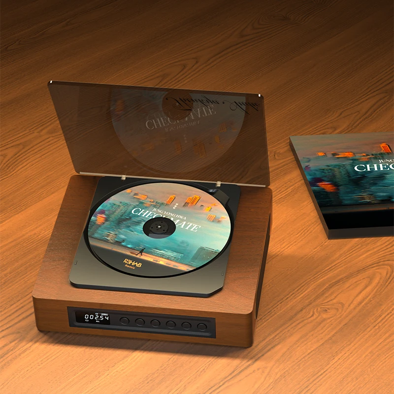 Hot Sale Portable CD Player Music CD Player Wall Mountable BTH With Display Home Audio