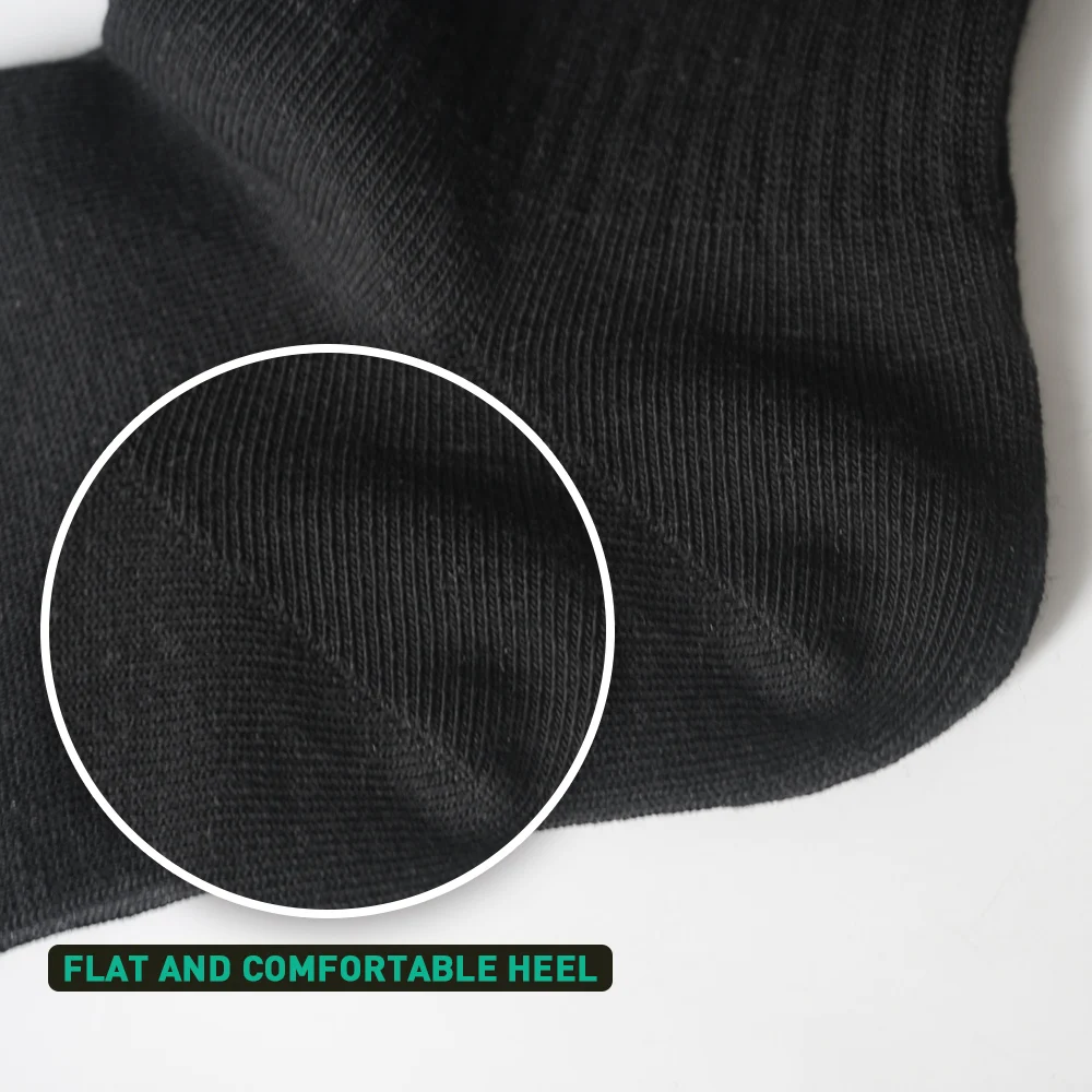 Luxury Quality No Customized Logo Socks Standard European Code Black White Socks In Stock Solid Color Fast Delivery Crew Socks