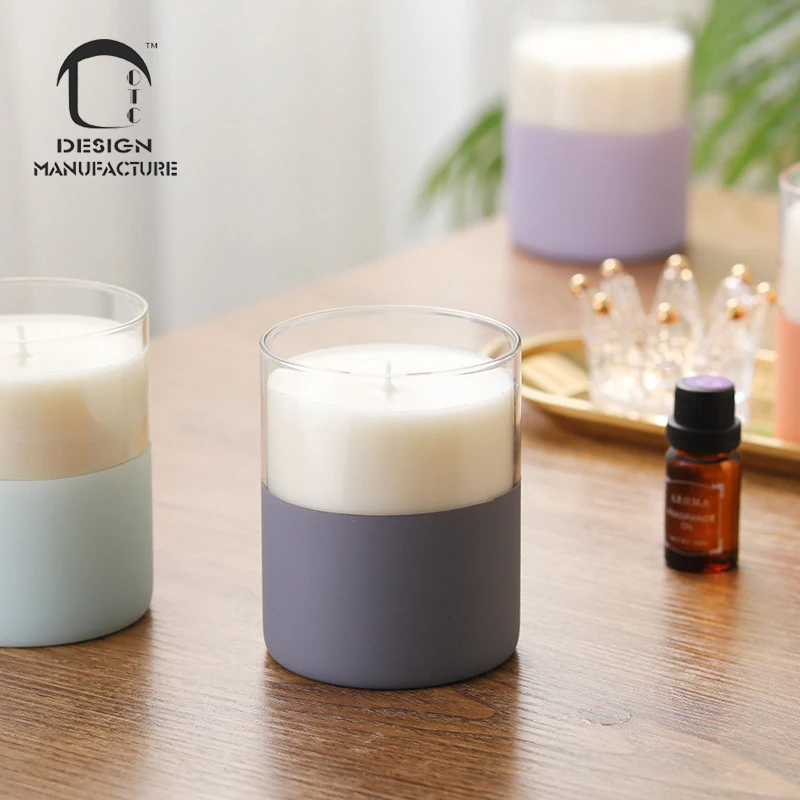 Wholesale Hand Made Nordic Style Premium Handmade Soy Wax Candles Home Decor Scented Candles Luxury