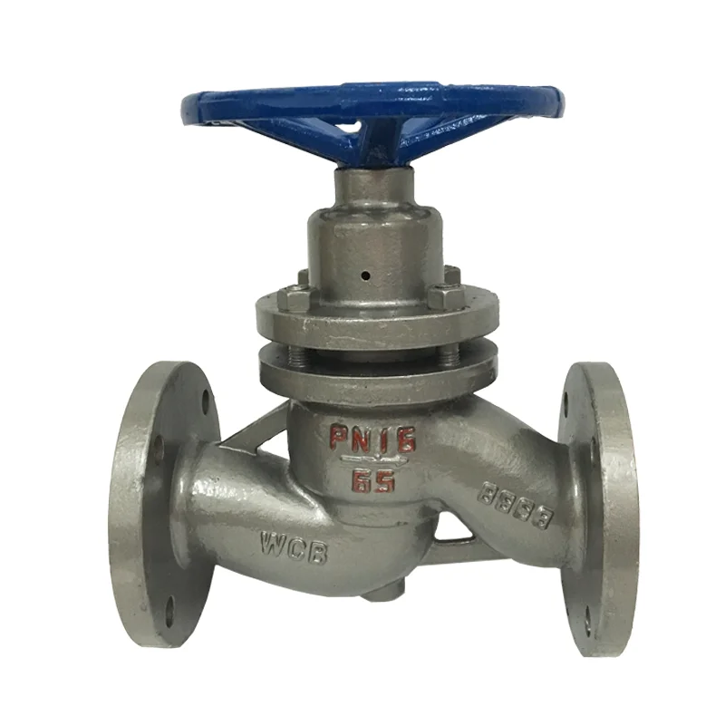 China Factory-Made Cast Steel Plunger Valve High-Temperature Resistant Manual Plunger Stop Valve U41SM-16C Boiler Blowdown OEM