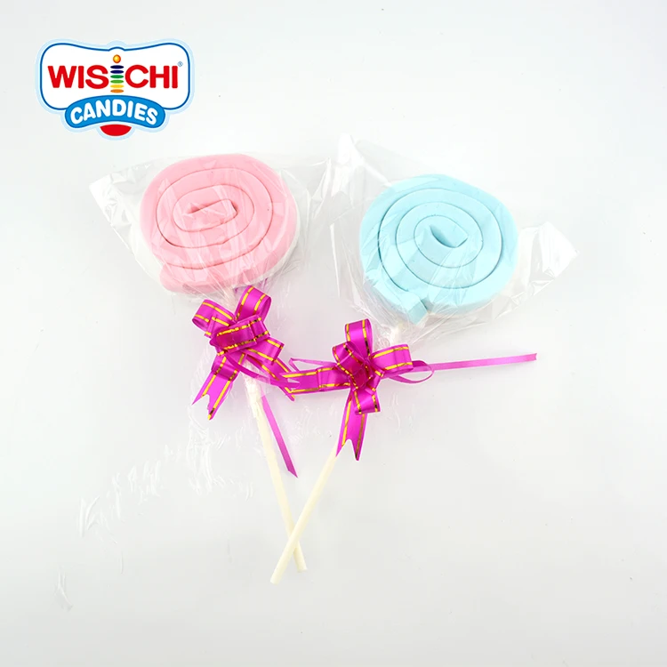 Multicolour Marshmallow Halal Sweet Wholesale Lollipop Candy