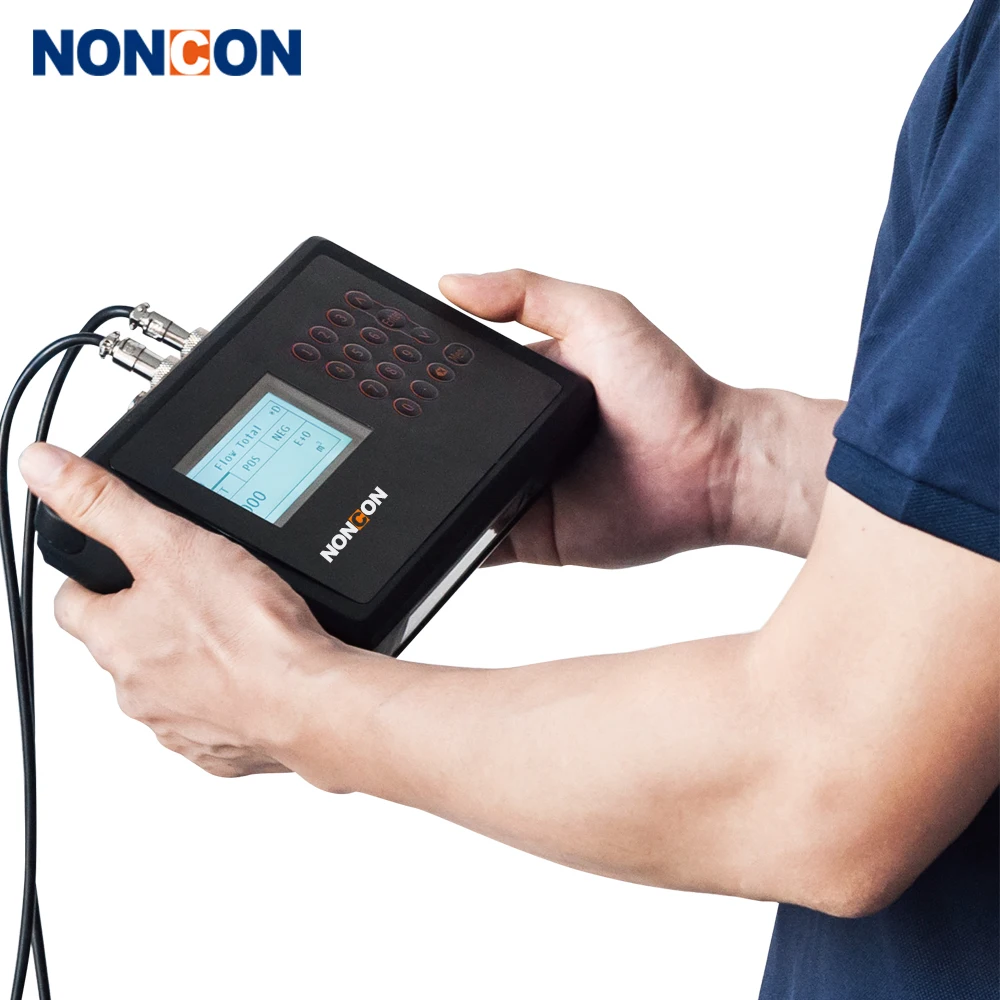 2022 seawater tap water Portable  ultrasonic water flow meter wall mounted river  ultrasonic flow meter sensor heat energy meter