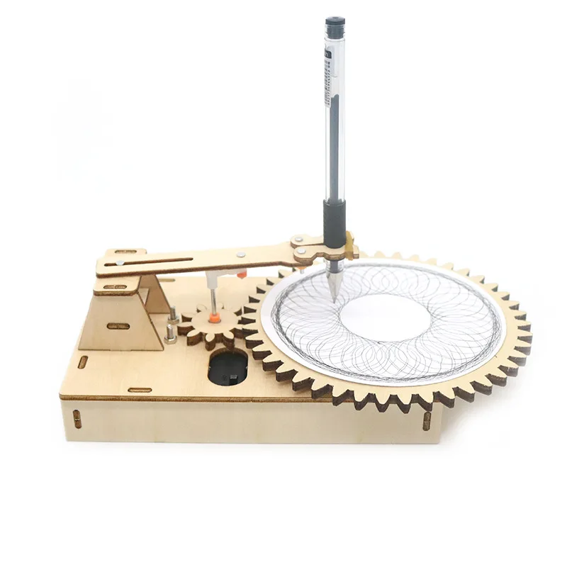 Hot DIY STEM Drawing Robot STEM Educational Toys Electronic Kit Learning Kits Science Experiment Kits