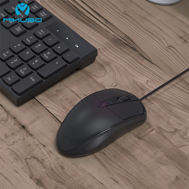 Mikuso MOS-375U Wired Office Usb Optical Mouse