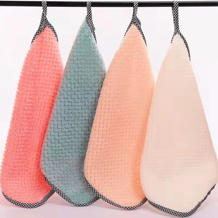 Kitchen Cleaning Wipes Reusable Microfiber Clean Cloth Industrial Wipes for Kitchen Cleaning towel