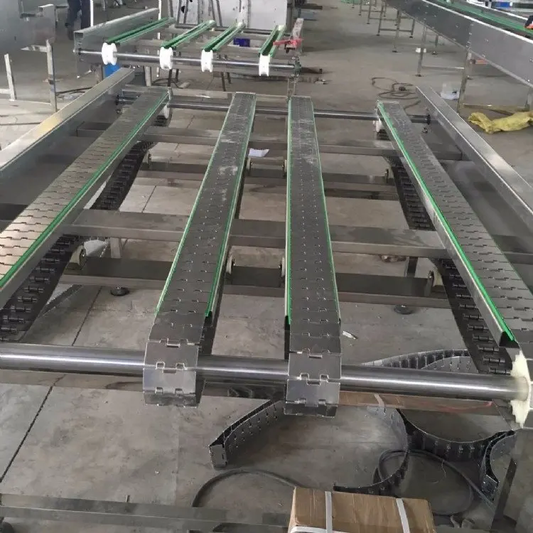 plate chain conveyor for bottles plastic slat chain conveyors