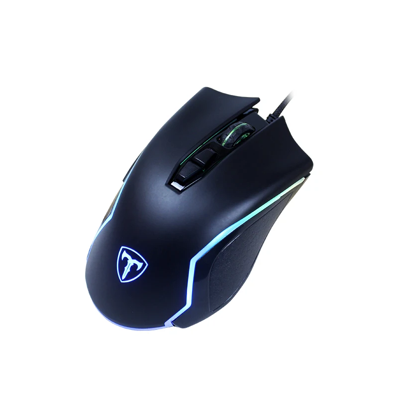 High Quality T-DAGGER T-TGM300 Wired USB 10D 8000 DPI RGB LED Ergonomics Gaming Mouse