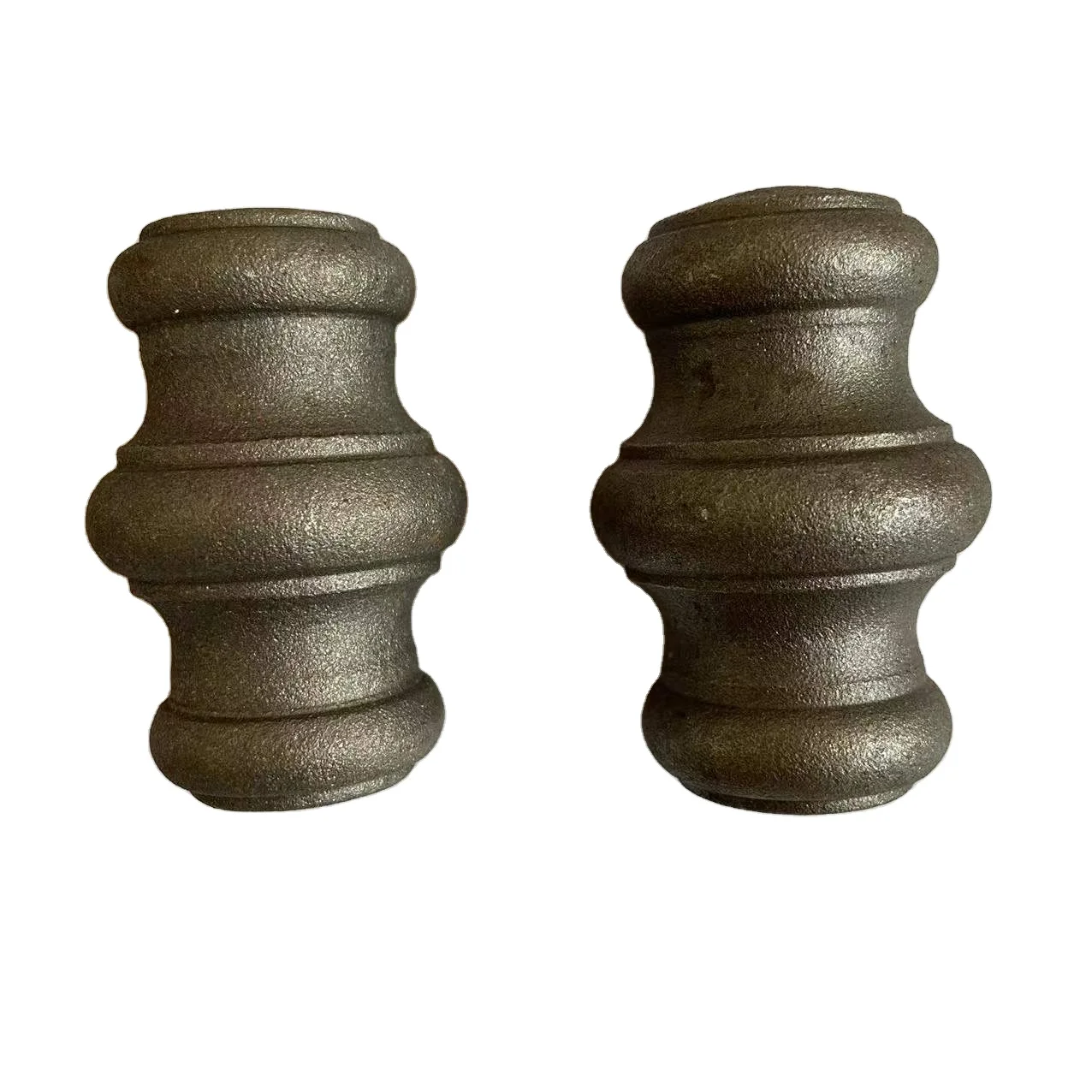 China factory easy to weld cast iron collar wrought iron studs for gate decoration
