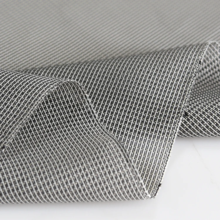 Home Textile Breathable Big Holes Air Permeability FR Mesh Net  sheer curtain fabric