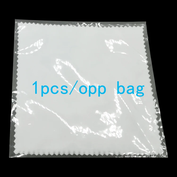 Custom Logo Soft Microfiber Gold Silver Anti Tarnish Polishing Clean Cloth For Jewelry