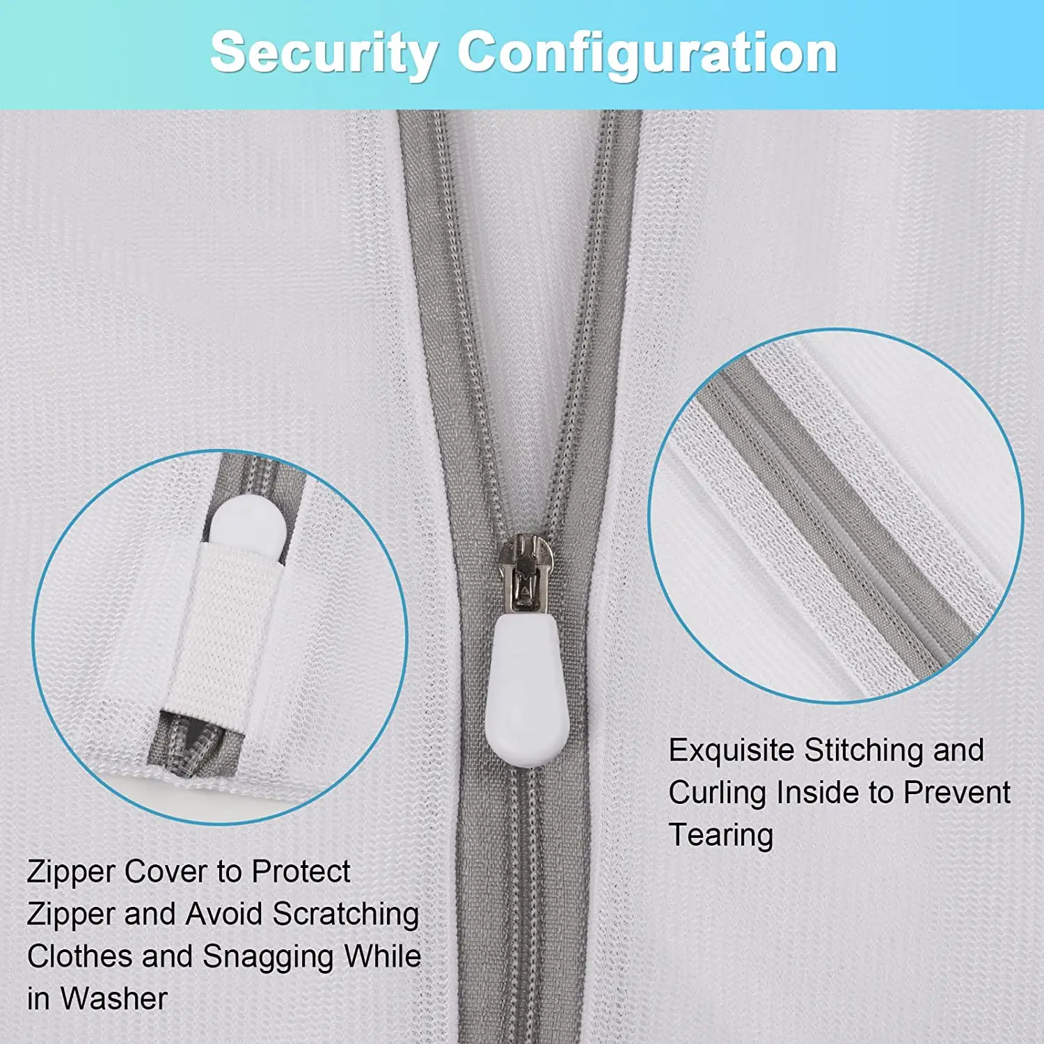 Custom Mesh Laundry Bags With Zipper Laundry Bag For Clothes Socks Sweaters Shoes Reusable Dirty Clothes Laundry Bags