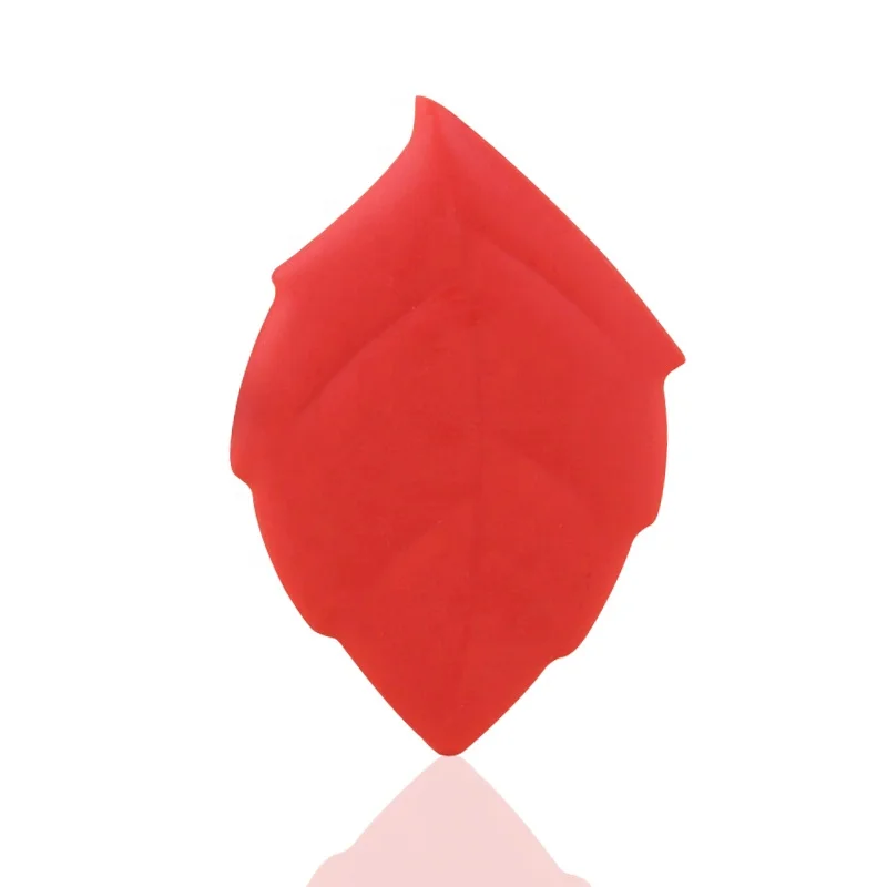 High Quality Portable Camping Silicone Maple Leaf shape Cup Drinking Foldable Cup for Kids