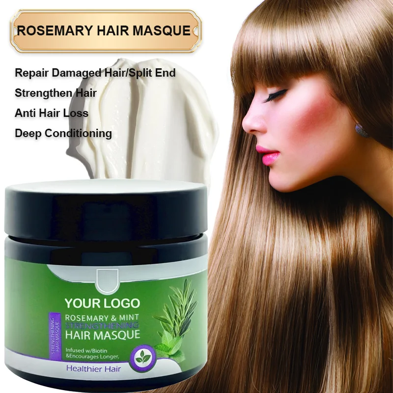 Factory Price Rosemary Mint Hair Mask Strengthening Hair Treatment Mask for Thinning Hair