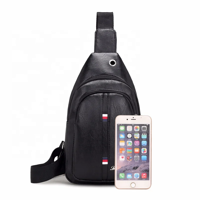 wholesale Purse Banana Bag Belt Pack chest bag shoulder mens pu leather fanny pack waist bag