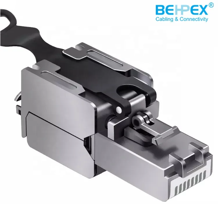 CAT8 Patch Cord Modular Plug Keystone Jack For RJ45 Cat.8 Patch Cable Tool Free