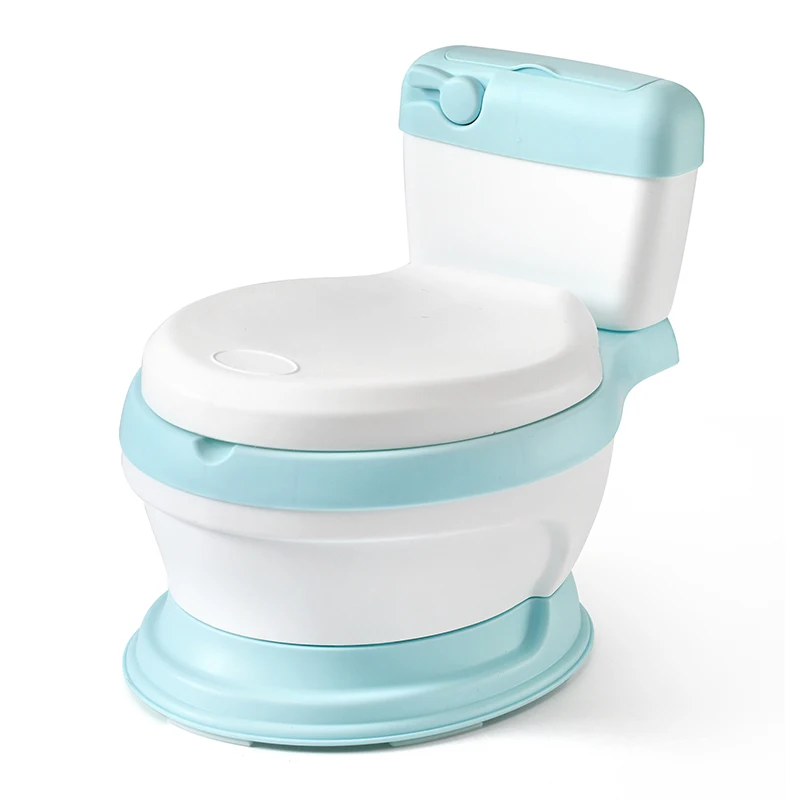 Infant  Size Potty White Realistic Potty Training Toilet Looks and Feels Like an Adult Toilet Easy to Empty and Clean