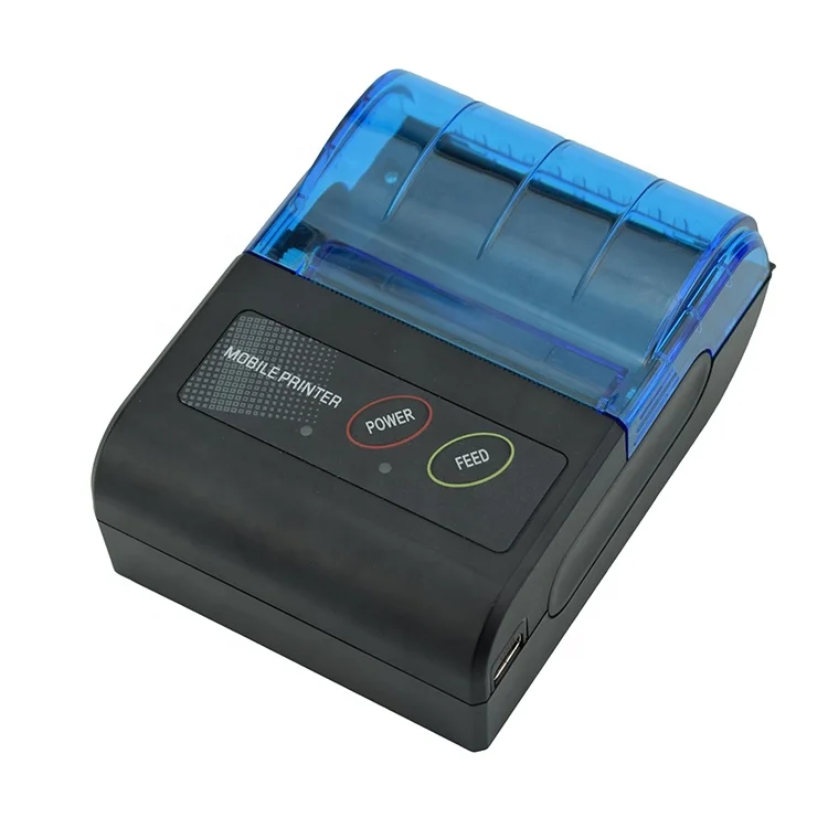 Mobile Printer 58mm Mini Blue tooth Thermal Receipt Android/IOS Portable Printer