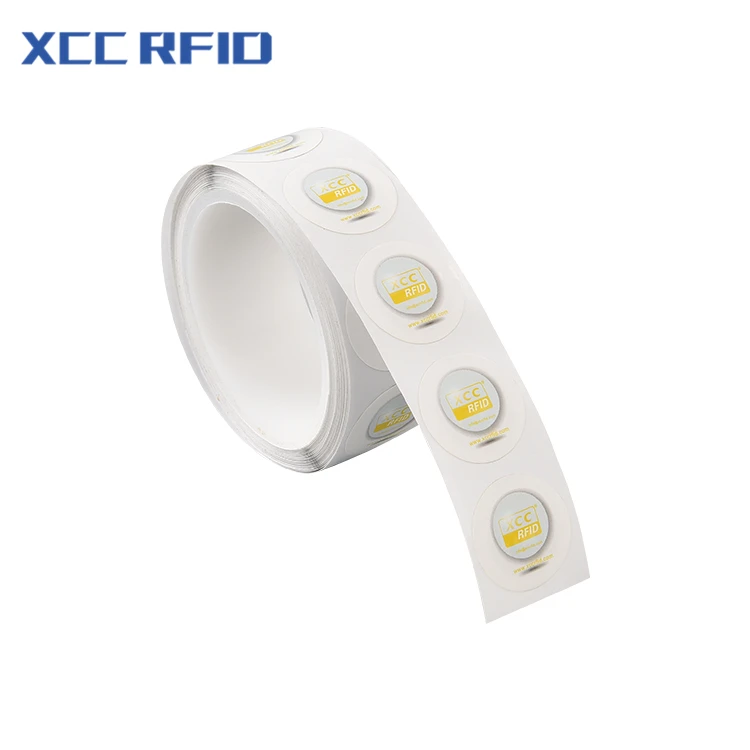 Customized Size Logo Printing NFC Tags Sticker 13.56MHz ISO14443A RFID Tag Ntag213 Large Anti Metal Ntag213 Ntag215 Ntag216