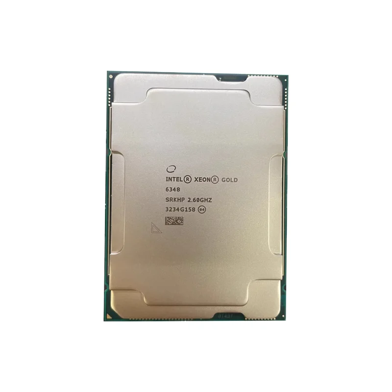 Good price SRKHP 6348  Processor intel Xeon Gold 28 Cores 42 MB 56 total threads 2.6GHz Main frequency 235W TDP Processor CPU