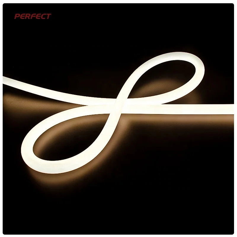 Led Neon 360 round neon led light strip 220v 120led 2835 tube led flex strip