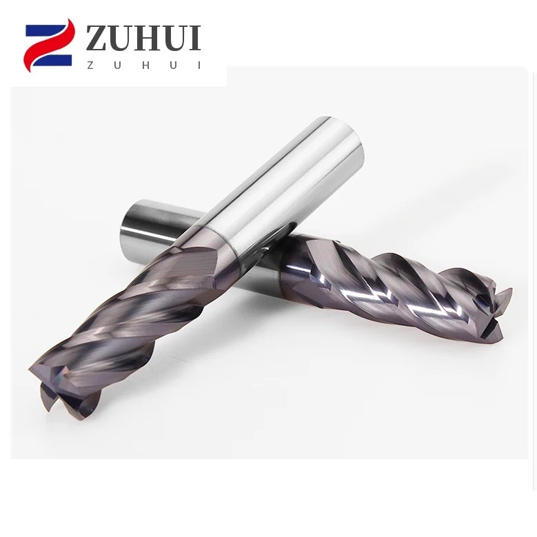 4 Flutes Tungsten ball nose end mill CNC Milling Cutters End Milling single flute carbide end mill