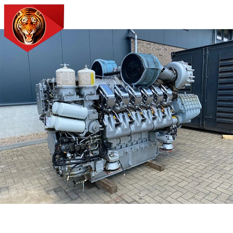 MTU USA original brand 90% refurbishment rebuild 12V 4000 S81 diesel engine