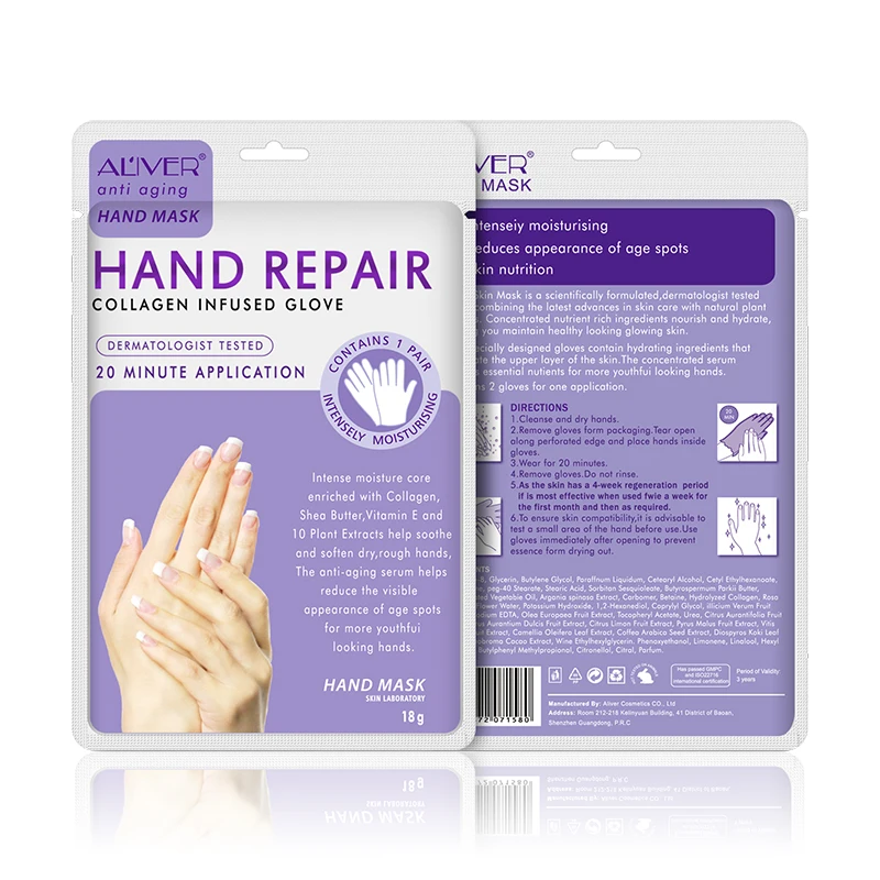 
ALIVER Moisturizing Hand Peel Mask Gloves for Hand Skin Care 